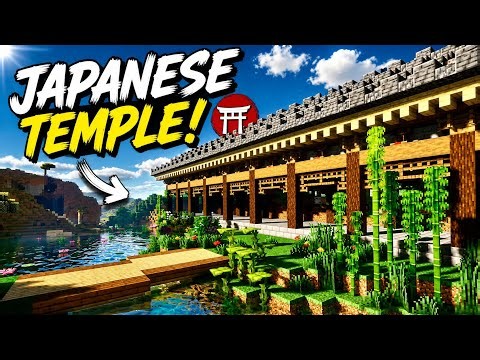 Minecraft Japanese Temple Build | Massive Japanese Temple & Garden