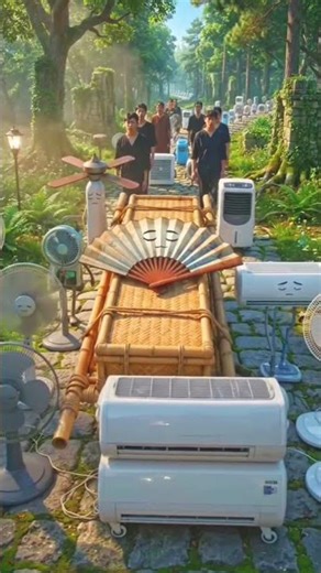 Fan R.I.P 🌬️💔 Emotional AC & Cooler Funeral #shortsfeed #youtubeshorts