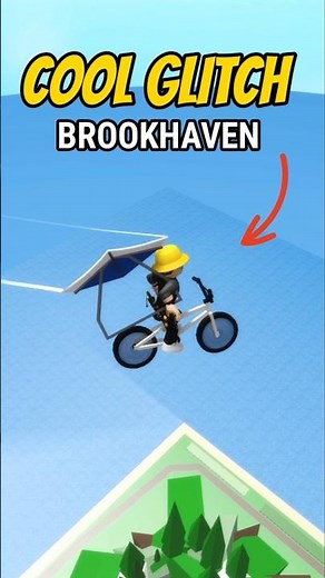 COOL GLITCH (FLYING BIKE) In Brookhaven #shorts
