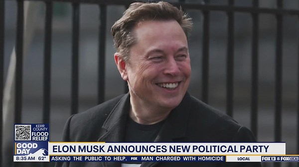 Elon Musk announces new political party: 'The America Party'
