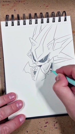 How to draw Metal Sonic #metalsonic #sonic #sonicthehedgehog #sketch #sketching #sonicartwork #art