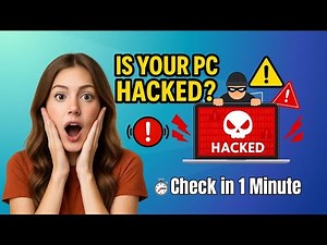 How to Know if Your PC Is Hacked in 1 Minute ✅ | Windows 11/10 Security & Virus Check