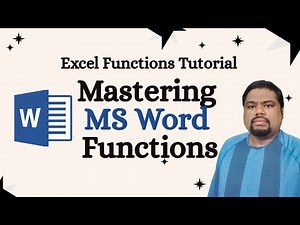 How To Use Functions in MS Word