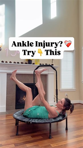 Heal Sprained Ankle or Any Joint FAST Like This ❤️‍🩹 #rebounding