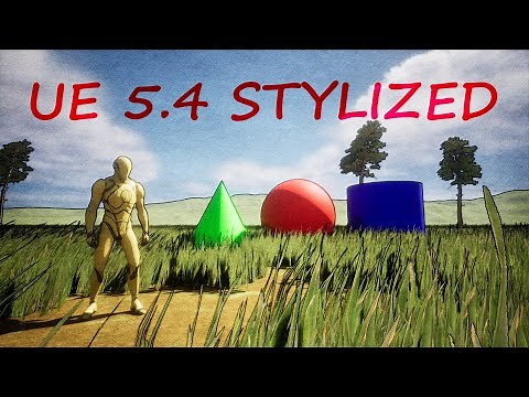 Unreal Engine 5.4 Stylized Rendering System