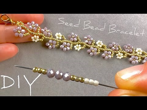 Easy Daisy Bracelet Tutorial: Beaded Jewelry Making | Beaded Bracelet Tutorial