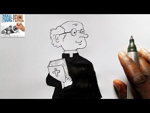 How to draw a PREACHER. The Messenger of God and his word. Preachers are generational changers.