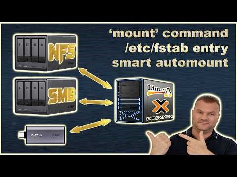 3 Ways to Mount NFS, Samba SMB share and external / internal storage on Proxmox & Linux