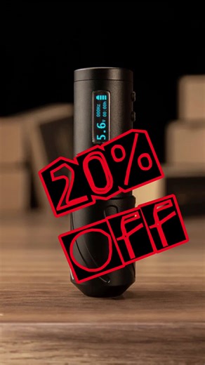 CYBER MONDAY MAYHEM ⚡️ - 20% OFF our REVO Wireless Tattoo Machine ONE DAY ONLY. - No excuses. No extensions. No mercy. Dec 1 | 00:01–23:59 CET (Nov 30 | 18:01–17:59 EST) Move or miss out. #CyberMonday #CyberMondaySale #TattooMachine #TattooSupply #TattooDeal