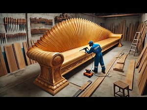 The Symphony Of Wood | Breath of Art in Every Line, The Process of Creating a Special Chair