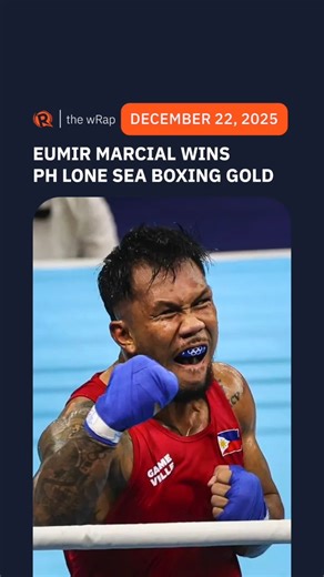 Eumir Marcial claims PH's lone boxing gold in 2025 SEA Games Eumir Marcial saves the Philippine boxing team from a gold-less campaign as he claims the lone boxing gold medal. Full story: https://www.rappler.com/sports/southeast-asian-games/eumir-marcial-philippines-lone-boxing-gold-medal-2025/ | Rappler