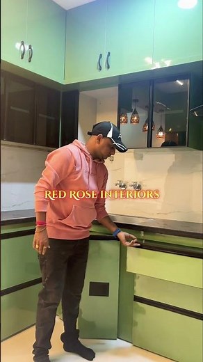 Luxurious modular kitchen #interiordesign #kitchen #shorts