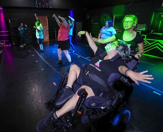 Maxwell: ‘Everybody deserves a chance to dance.’ This small studio in Maitland provides it