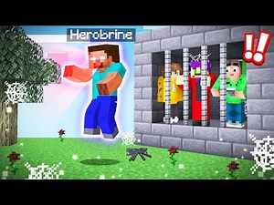 BREAK FREE From HEROBRINE'S PRISON CELL! (Minecraft)