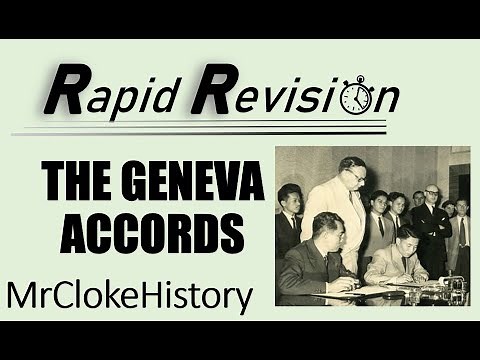 GCSE History Rapid Revision: The Geneva Accords, 1954