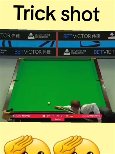Mastering the Trick Shot in Snooker Like Trump