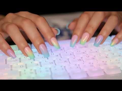 Aesthetic Keyboard Tapping ASMR for study and focus (Looped)
