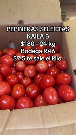 Precios de Jitomate en la Central de Abastos CDMX