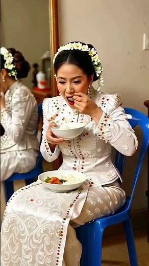 Pengantin wanita ini kelaparan #wedding #pernikahan