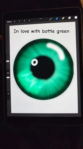 Drawing eye easily with my touch #shorts #digitaldrawing #ipaddrawing #procreate #eyedrawing