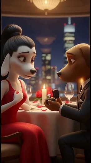 Romantic Proposal Story 💍🐶 | Luxury Valentine 3D Animated Love Film
