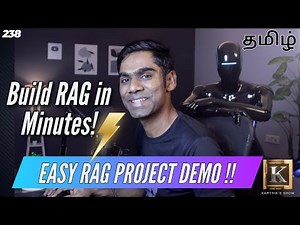 RAG Demo for Beginners: Full Hands-On Tutorial in Tamil | Build Your Own RAG AI | Karthik's Show