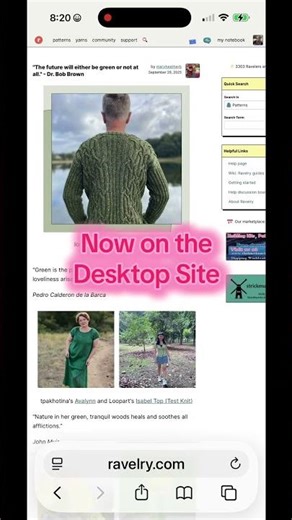 How I Filter Ravelry for Patterns with Bust Darts!