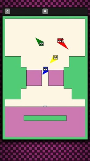 Square race 2d - Square battle royal Ep_1🟥🟦🟩🟨 #squareracearena #viral #shorts