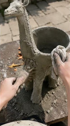 DIY Garden and DIY Giraffe Pedestal