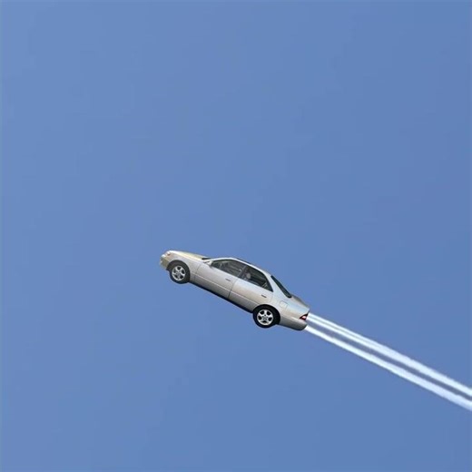 2000 Lexus ES Producing A Contrail