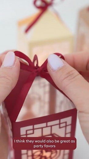 Create your own paper lanterns for Lunar New Year! These DIY lanterns are a perfect way to celebrate Lunar New Year. Whether you're creating them to decorate your home or creating them with family, these are a must try. Happy Lunar New Year! | Cricut