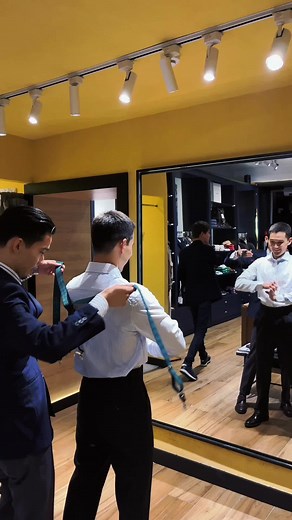 Sartorial Style: Two Men in a Clothing Store