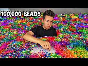 I Made A Huge Artwork with 100,000 Beads - Art Challenge