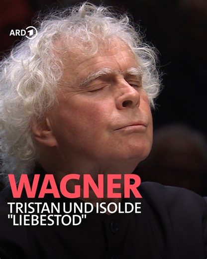 Dramatisch und tiefberührend – Richard Wagners „Tristan und Isolde“. Am 10. Juni 1865 wurde das Werk in München uraufgeführt und bewegt seitdem die Herzen. Das Symphonieorchester des Bayerischen Rundfunks unter Sir Simon Rattle spielt das instrumentale Arrangement „Vorspiel und Liebestod“ – voller Sehnsucht, Schmerz und Schönheit. 💔✨ Wann hast du „Tristan und Isolde“ zum ersten Mal gehört? | ARD Klassik