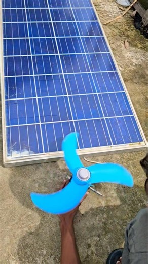 Solar Panel Fan Without Battery ⚡😱 | Direct Solar Power #solarpanel#solarfan#nobattery#newinventions