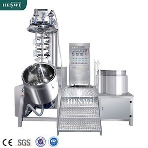 [Hot Item] 100L 200L 300L 1500L 304 316L Homogenizer and Agitator Mixer Type Electric or Steam Jacketed Mixing Tank