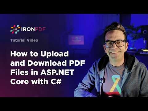 How to Upload and Download PDF Files in ASP NET Core with C#
