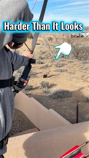 FAIL Shooting Off My Roof… What Could Go Wrong? #fail #archery #longbow #pov #hunting #bowhunting