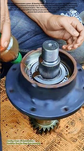 Bearing Press-Fit Installation | Precision Tool for Easy Gear Assembly