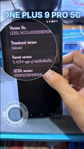 ONE PLUS 9 PRO 5G BASEBAND UNKNOWN PROBLEM #technicalmilan #repair #ufs #oneplus9pro