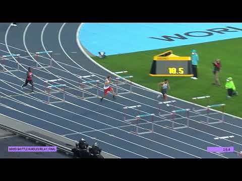 Mixed Shuttle Hurdles Relay Final World Athletics Relays Silesia 2021 Day 1
