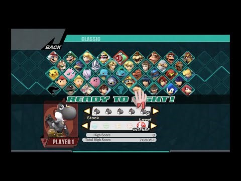 project plus + classic mode with Yoshi (intense mode)