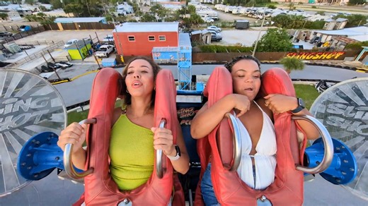 Natalie & Natalia | Slingshot & Vomatron at Indy Speedway
