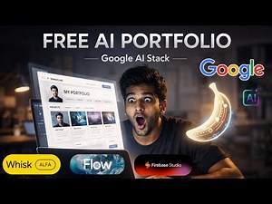 Stop Coding. Build a 3D Portfolio with Firebase Studio + Gemini (Free) || Dev Bnayak