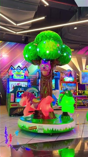 Colorful carousel horse