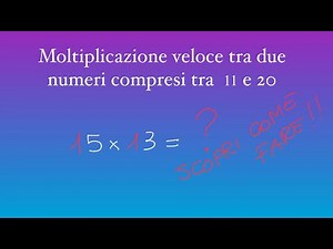 Esercizio 1 Calcolo veloce La matematica Vedica: allena la tua mente con questa tecnica antichissima