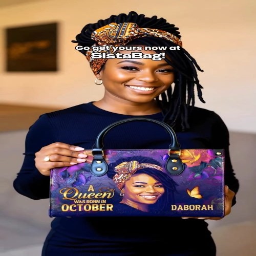 1.4M views · 8.5K reactions | For the woman who carries grace in her stride and strength in her soul. A personalized treasure that celebrates her royal essence, wrapped in luxurious leather that's as unique as her journey. Every time she holds it, she'll feel your love woven into every detail. Her queendom, honored. | SistaBag | Facebook
