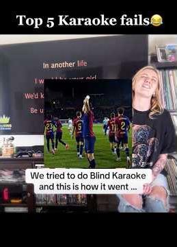 In Another Life Karaoke 😜 #unexpected #lewandowski #football #fyp #viral #quality #4k #aftereffect