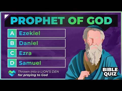 20 ULTIMATE BIBLE PROPHET QUIZ - Test Your Knowledge of God's Messengers!
