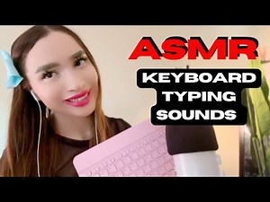 ASMR | GENTLE KEYBOARD ⌨️ TYPING SOUNDS, CLICKING SOUNDS, KEYBOARD TAPPING 🥰🥱💤❤️